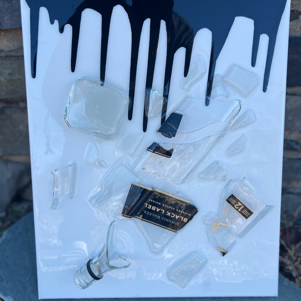Shattered Bottle-Black Label